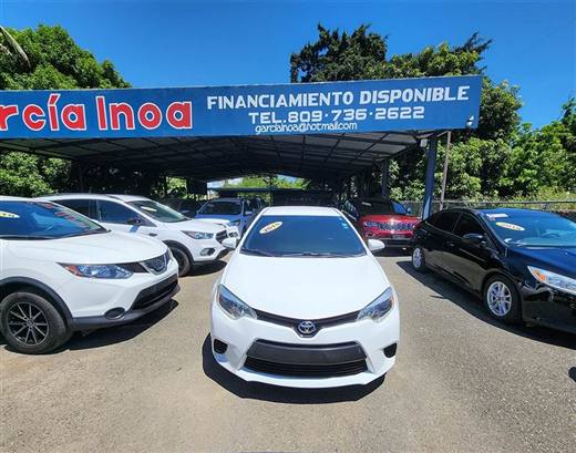 Toyota Corolla L 2015 en venta en García Inoa